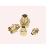 Brass Reducer Fittings Concentric Eccentric for Pipe Size Reduction, Forged Threaded Reducers for Seamless Connections in Plumbing Hydraulic and Gas Applications